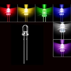 Luces Led especial barco cebador 5mm 6v-12v