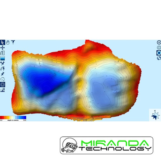 TOSLON TF 650 (Sonda+GPS+Brújula+Creador de mapas)