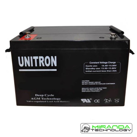 Unitron batería AGM 110A/H 12v